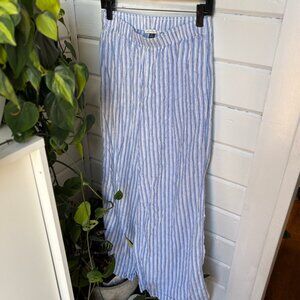 American Eagle Striped Linen Beach Pants